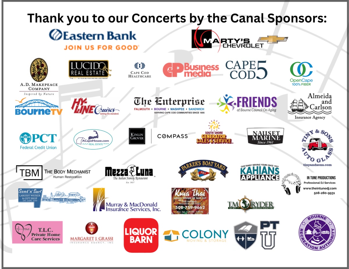 Eastern Bank Concerts by the Canal Sponsors Cape Cod Canal